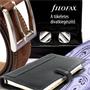 Kalendárium, gyűrűs, betétlapokkal, pocket méret, FILOFAX, 