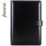 Kalendárium, gyűrűs, betétlapokkal, personal méret, FILOFAX "Metropol", fekete