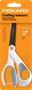 Olló, általános, tapadásmentes, 21 cm, FISKARS "Titanium", fehér