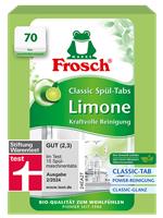 Mosogatógép tabletta, 70 db, FROSCH, zöldcitrom