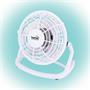 Asztali ventilátor, USB, 10 cm, HOME, fehér