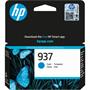 4S6W2NE Tintapatron,  Officejet Pro 9120e, 9130e nyomtatókhoz, HP 937, cián, 800 oldal