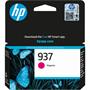 4S6W3NE Tintapatron,  Officejet Pro 9120e, 9130e nyomtatókhoz, HP 937, magenta, 800 oldal