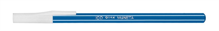 Golyóstoll, 0,7 mm, kupakos, ICO "Signetta", kék