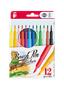 Ecsetirón készlet, ICO "Brush Pen", 12 különböző szín