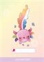 Füzet, tűzött, A5, lecke, 32 lap, ICO "Süni", axolotl