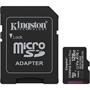 Memóriakártya, microSDXC, 128GB, C10/UHS-I/U1-U3/V10-V30/A1, Gen3, adapter, KINGSTON "Canvas Select Plus"
