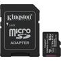 Memóriakártya, microSDXC, 64GB, C10/UHS-I/U1-U3/V10-V30/A1, Gen3, adapter, KINGSTON "Canvas Select Plus"