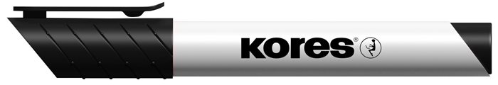 Tábla- és flipchart marker, 3 mm, kúpos, KORES "K-Marker XW1", fekete