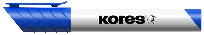 Tábla- és flipchart marker, 3 mm, kúpos, KORES "K-Marker XW1", kék