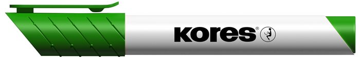 Tábla- és flipchart marker, 3 mm, kúpos, KORES "K-Marker XW1", zöld