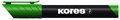 Alkoholos marker, 3-5 mm, kúpos, KORES "K-Marker XP1", zöld