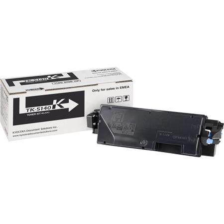 TK5140K Lézertoner  P6130cdn, M6030cdn, M6530cdn nyomtatókhoz, KYOCERA, fekete, 7k