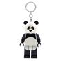 Kulcstartó, LED világítással, LEGO "Panda Guy"