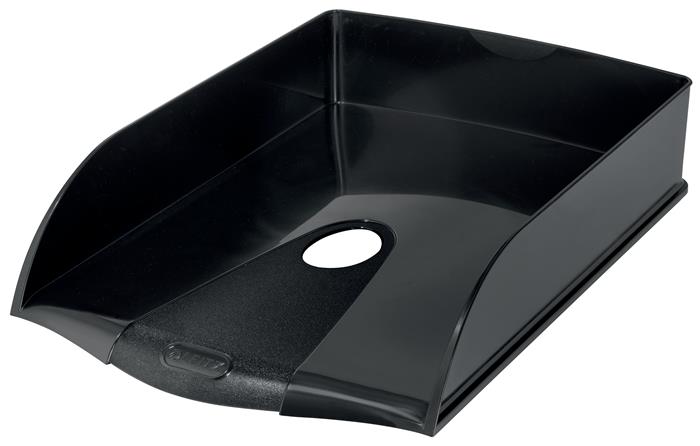 Irattálca, PP, A4, LEITZ "Recycle", fekete