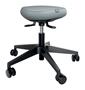 Munkaszék, görgős, ergonomikus, LEITZ "Ergo Comfort Active", világosszürke