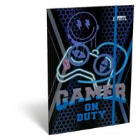 Gumis mappa, karton, A5, LIZZYSULI, Esports Gamer on duty