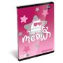Füzet, tűzött, A5, szótár, 32 lap, LIZZYSULI, "Kit tok Stars Purrfect", "31-32"