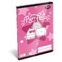 Füzet, tűzött, A5, vonalas, 32 lap, 3. osztály, LIZZYSULI, "Kit tok Stars Purrfect", "12-32"