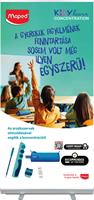Roll-up, 100x200 cm, MAPED „Kidy Learn”, 2025