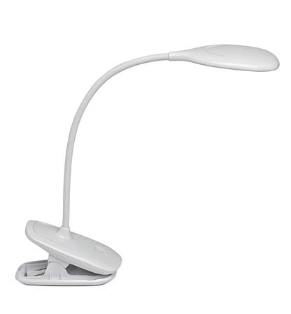 Asztali lámpa, LED, szabályozható, felfogatható, USB, MAUL "Jack", fehér