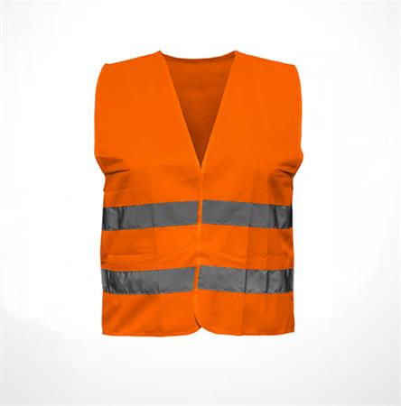 Mellény, jól láthatósági, XL méret, "Guarder", narancs