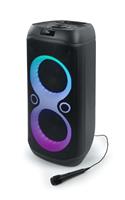 Hangszóró, Bluetooth, mikrofonnal, LED fényekkel, 600W, MUSE 