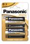 Elem, D góliát, 2 db, PANASONIC "Alkaline power"
