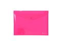 Irattartó tasak, A4, PP, patentos, PANTA PLAST, neon pink