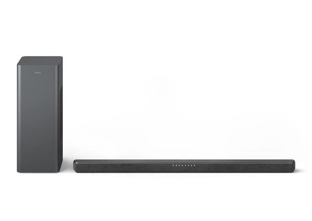 Hangszóró, vezeték nélküli mélynyomóval, PHILIPS "TAB6309", sötétszürke