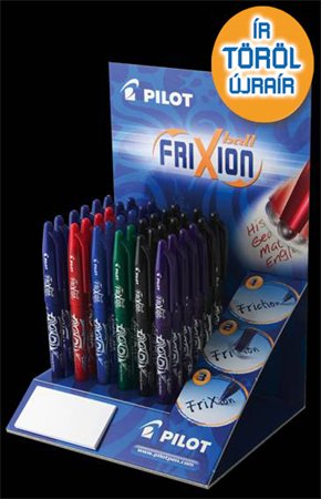 Display, karton, 29x17x15 cm, PILOT "Frixion Ball", üres
