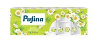 Toalettpapír, 3 rétegű, kistekercses, 10 tekercs, PUFINA 