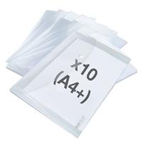 Irattartó tasak, A4+, PP, patentos, RAPESCO 