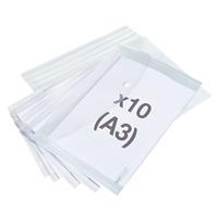 Irattartó tasak, A3, PP, patentos, RAPESCO 