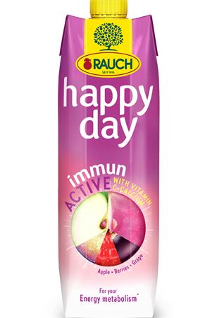 Gyümölcslé, 60%, 1l, RAUCH "Happy day",Immun Active