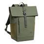 Notebook hátizsák, 14", 17L, rolltop, RIVACASE "Eden ECO 7826", olivazöld