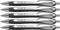 Golyóstoll, 0,7 mm, nyomógombos, SCHNEIDER 