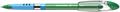 Golyóstoll, 0,5 mm, kupakos, SCHNEIDER "Slider Basic M", zöld