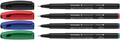 Tűfilc készlet, 0,4 mm, SCHNEIDER "Topliner 967", 4 különböző szín