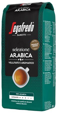 Kávé, pörkölt, szemes, 1000 g,  SEGAFREDO "Selezione Arabica"