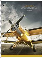 Spirálfüzet, A4+, vonalas, 80 lap, SHKOLYARYK 