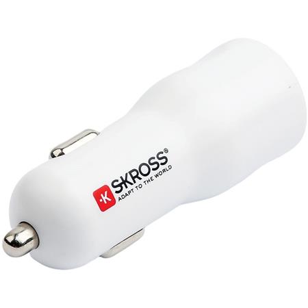 Autós töltő, 1xUSB-A, 1xUSB-C PD, 20W, SKROSS