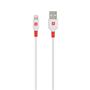 Töltőkábel, USB-A/Lightning (Apple),  1,2m, SKROSS, fehér