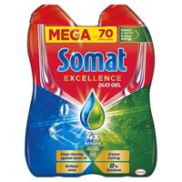 Mosogatógép mosogatógél, duo, 2x630 ml, SOMAT 