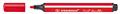 Filctoll, 1,5-2 mm, rugós hegy, STABILO "Trio Scribbi", piros