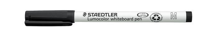 Táblamarker, 1 mm, M, kúpos, STAEDTLER "Lumocolor 301", fekete