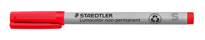 Alkoholmentes marker, OHP, 0,4 mm, STAEDTLER "Lumocolor 311 S", piros