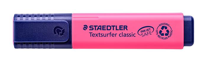 Szövegkiemelő, 1-5 mm, STAEDTLER "Textsurfer Classic 364", rózsaszín