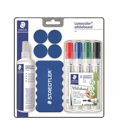 Táblamarker készlet, 2 mm, kúpos, STAEDTLER "Lumocolor® Set 613 S", 10 darabos