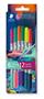 Rostirón készlet, 1/3 mm, kétvégű, kimosható, STAEDTLER® "3280", Multiverzum 1, 6 különböző szín